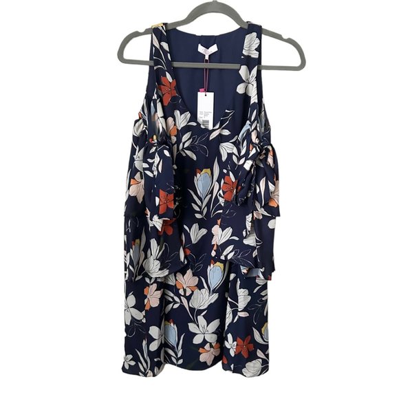 NWT Parker Moondance Floral Cold Shoulder Shift Dress - Picture 2 of 7